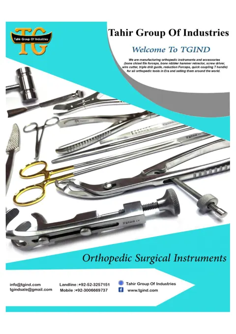 Cover of the Orthopedic Surgical Instruments catalog