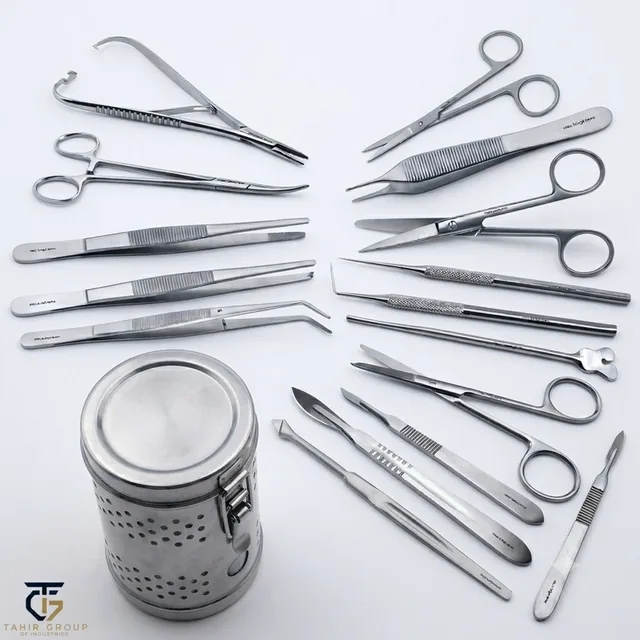 Dressing Set & Drum, hollowware and sterilization boxes, Tahir Group of Industries