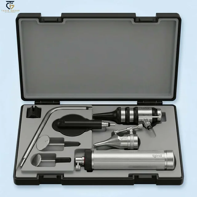 ENT Diagnostic Set, Case Model, catalog photograph, Tahir Group of Industries