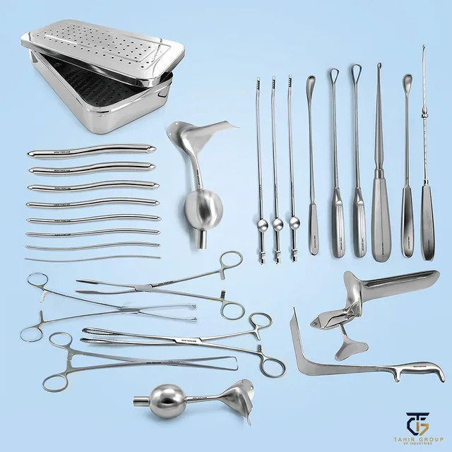 Gynecology Kit 52pc, surgical instrument sets, Tahir Group of Industries