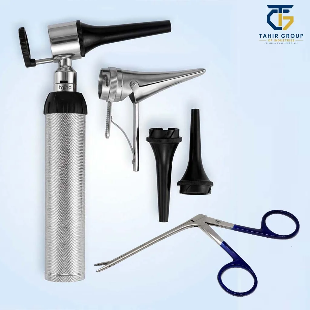 Veterinary Otoscope Set, 10 Pieces, Tahir Group of Industries